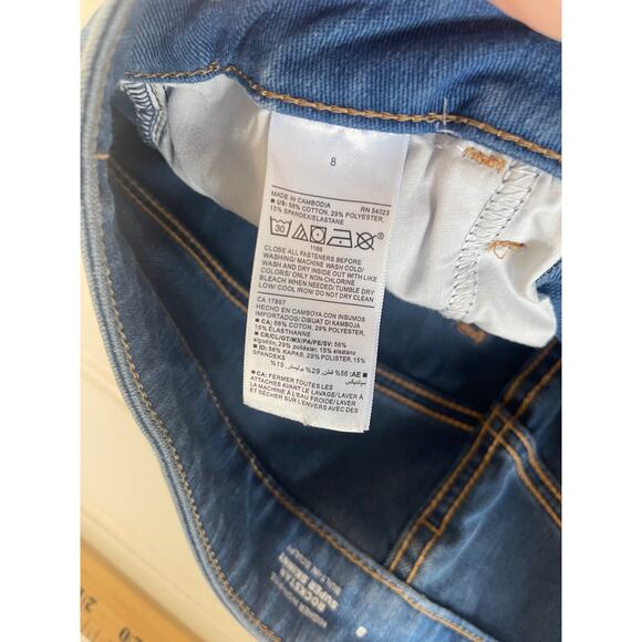 Old Navy Higher High Rise Rockstar Super Skinny Jeans Denim Size Womens 8 - Picture 3 of 8